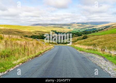 Vue sur le Viaduc Dent Head dans Yorkshire Dales, North Yorkshire, Royaume-Uni Banque D'Images