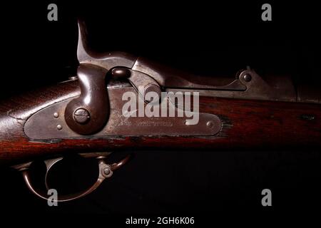 Modèle 1873 Springfield Trapdoor en .45-70 Govt Banque D'Images