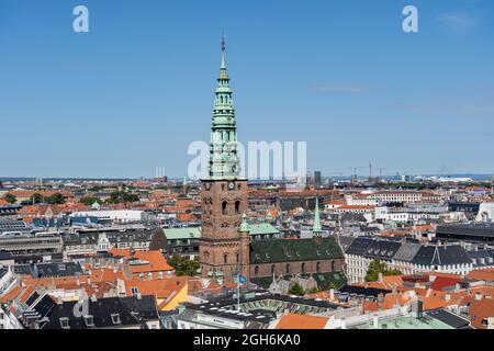 Centre d'art contemporain Nikolaj à Copenhague Banque D'Images