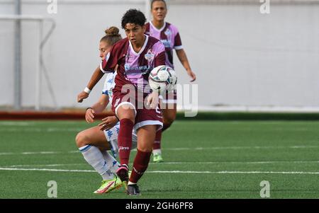 Giorgia Tudisco (23) Pomigliano Calcio Femminile lors du championnat italien de football League A Women 2021/2022 match entre Pomigliano Calcio Femminile vs Empoli Ladies FBC au stade Ugo Gobbato Banque D'Images