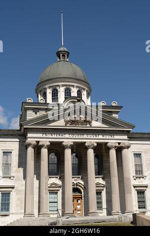 Palais de justice du comté de Frontenac à Kingston, Ontario, Canada Banque D'Images