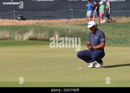 EDOARDO MOLINARI PENDANT LES 2 TOURS DE DS AUTOMOBILES 78E GOLF ITALIEN OUVERT AU MARCO SIMONE GOLF CLUB LE 05 SEPTEMBRE 2021 À ROME ITALIE Banque D'Images