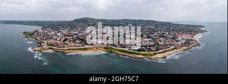 Panorama aérien de la Jolla, Californie Banque D'Images