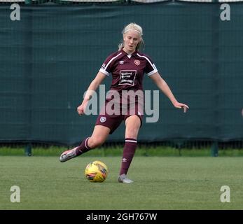 Édimbourg, Royaume-Uni. Le 05septembre 2021. Tégan Browning (Hearts, #6) pendant le match SWPL1 entre Hearts et Hamilton Academical à Oriam à Edinburgh, Écosse. Crédit: SPP Sport presse photo. /Alamy Live News Banque D'Images