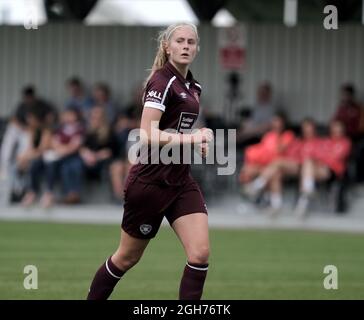 Édimbourg, Royaume-Uni. Le 05septembre 2021. Tégan Browning (Hearts, #6) pendant le match SWPL1 entre Hearts et Hamilton Academical à Oriam à Edinburgh, Écosse. Crédit: SPP Sport presse photo. /Alamy Live News Banque D'Images