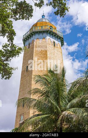 Miami Florida, Coral Gables, Alhambra Water Tower 1924 Denman Fink designer Banque D'Images