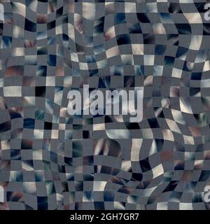 Motif à carreaux ondulées sans couture pour l'impression Banque D'Images