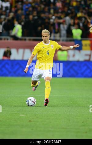 cristian Manea pendant la Roumanie Liechtenstein , jeu de qualification WC 05.09.2021 , Bucarest Banque D'Images