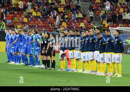 Roumanie Liechtenstein , jeu de qualification WC 05.09.2021 , Bucarest Banque D'Images