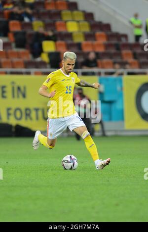 Roumanie Liechtenstein , jeu de qualification WC 05.09.2021 , Bucarest Banque D'Images