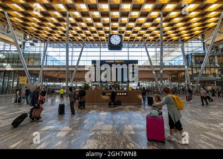 Aéroport d'Oslo Gardermoen à Oslo, Norvège, Europe Banque D'Images