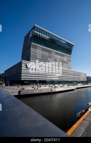 Le Musée New MUNCH par Estudio Herrero à Oslo, Norvège, Europe Banque D'Images