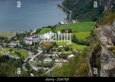 Fjord de Geiranger, Norvège, Europe Banque D'Images