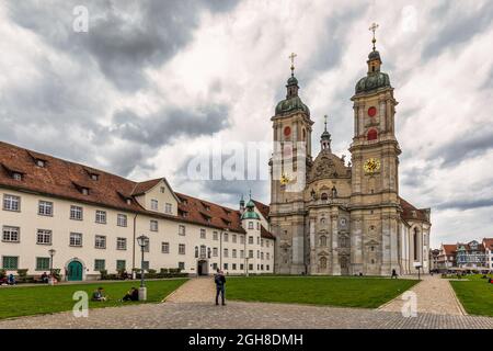 Abbaye de St Gallen, Canton de St Gallen, Suisse Banque D'Images