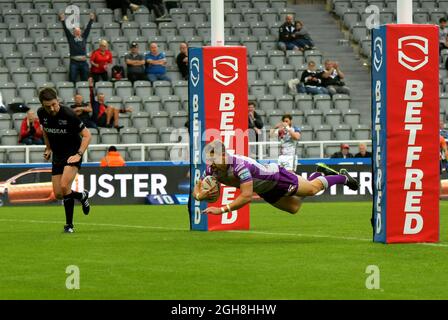 Dacia Magic Weekend Super League Rugby, 2021 septembre, Leigh Centurions v Hull Kingston au stade St James Park, Newcastle. ROYAUME-UNI Banque D'Images