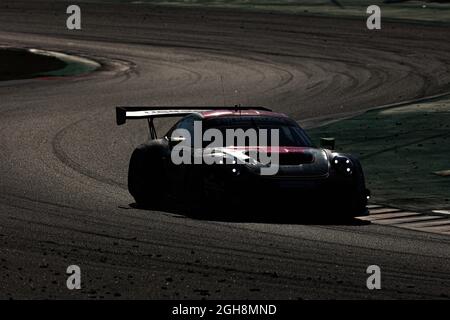 Pilotes : Jurgen Haring, Bobby Gonzales, Wolfgang Triller et Marco Seefried de Herberth Motorsport avec Porsche 911 GT3 R (991 II) pendant la course HANKOOK 24H BARCELONA 2021 sur le circuit de Catalunya. Banque D'Images