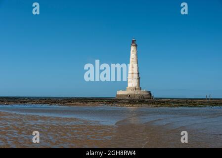 France, le Verdon-sur-Mer, Phare de Cordouan, site classé au patrimoine mondial de l'UNESCO Banque D'Images