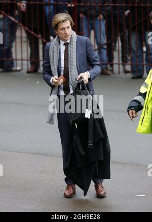 Le président du palais Steve Parrish lors du match de la Barclays Premier League entre Aston Villa et Crystal Palace à Villa Park, Birmingham, le 1er janvier 2015. Banque D'Images