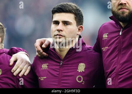 Ben Youngs en Angleterre pendant RBS 6 Nations entre l'Angleterre et l'Écosse au stade de Twickenham, Londres, le 14032015. Photo Charlie Forgham-Bailey Banque D'Images