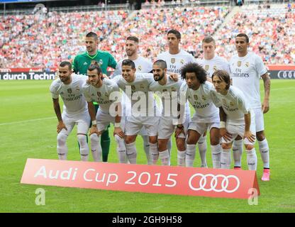 Image #: 38605165 4 août 2015 - Munich, Royaume-Uni - Real Madrid's team shot..Audi Cup - Real Madrid vs Tottenham Hotspur - Allianz Arena- Munich -Allemagne - 4 août 2015 Banque D'Images