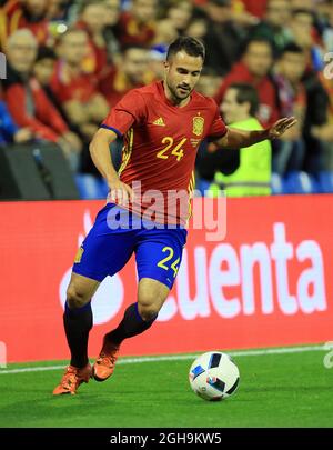 Image #: 40986082 13 novembre 2015 - Alicante, Royaume-Uni - l'Espagne Mario en action..International friendly - Espagne contre Angleterre - Estadio Jose Rico Perez Stadium - Espagne - 13 novembre 2015 - Picture David Klein Banque D'Images