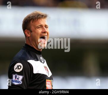 Artur Boruc de Bournemouth en action lors du match de la Premier League au stade White Hart Lane. Le crédit photo doit être lu : David Klein/Sportimage via PA Images Banque D'Images