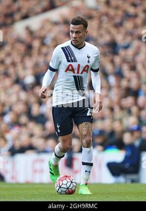 Le DELE Alli de Tottenham est en action lors du match de la Premier League au stade White Hart Lane. Le crédit photo doit être lu : David Klein/Sportimage via PA Images Banque D'Images