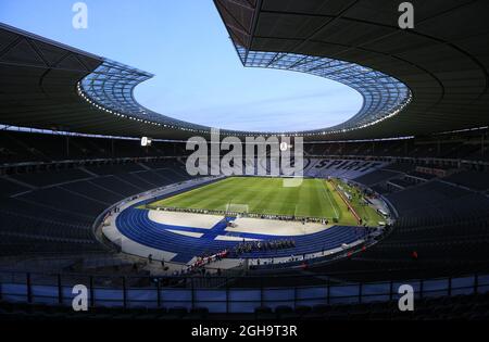Une vue générale de l'Olympiastadion pendant le match international amical de l'Olympiastadion. Le crédit photo doit être lu : David Klein/Sportimage via PA Images Banque D'Images