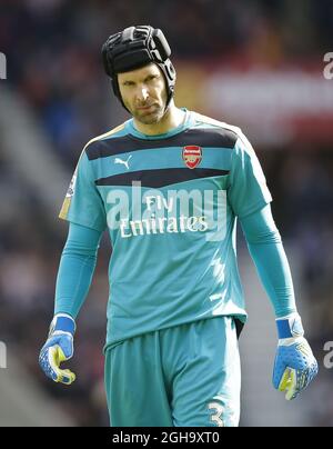 Petr Cech d'Arsenal pendant le match de la première ligue de Barclays au stade de la lumière. Le crédit photo doit se lire comme suit : Simon Bellis/Sportimage via PA Images Banque D'Images