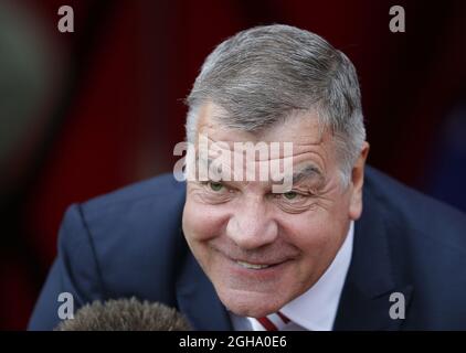 Sam Allardyce, directeur de Sunderland lors du match de la première ligue de Barclays au stade de Light, Sunderland. Le crédit photo doit se lire comme suit : Simon Bellis/Sportimage via PA Images Banque D'Images