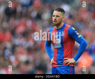 Connor Wickham du Crystal Palace en action lors du match de finale de la coupe Emirates FA au stade Wembley. Le crédit photo doit être lu : David Klein/Sportimage via PA Images Banque D'Images