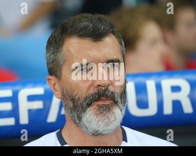 Roy Keane, entraîneur adjoint de la République d'Irlande, lors du championnat d'Europe de l'UEFA 2016 au Stade Pierre Mauroy, Lille. Date de la photo 22 juin 2016 pic David Klein/Sportimage via PA Images Banque D'Images