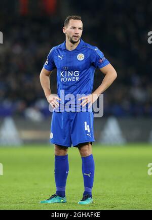 Danny Drinkwater de Leicester en action lors du match de groupe B de la Ligue des Champions au King Power Stadium de Leicester. Date de la photo 22 novembre 2016 pic David Klein/Sportimage via PA Images Banque D'Images