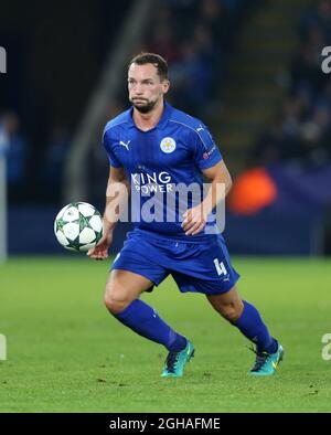 Danny Drinkwater de Leicester en action lors du match de groupe B de la Ligue des Champions au King Power Stadium de Leicester. Date de la photo 22 novembre 2016 pic David Klein/Sportimage via PA Images Banque D'Images