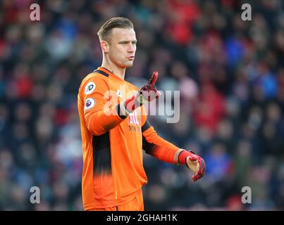 Artur Boruc de Bournemouth en action lors du match de la Premier League au stade Vitality de Londres. Date de la photo 4 décembre 2016 pic David Klein/Sportimage via PA Images Banque D'Images