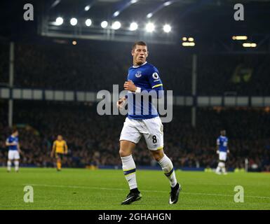 Ross Barkley d'Everton pendant le match de la première ligue anglaise au stade Goodison Park, à Liverpool. Date de la photo : 13 décembre 2016. Photo Simon Bellis/Sportimage via PA Images Banque D'Images