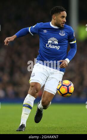 Ashley Williams d'Everton en action pendant le match de la première ligue anglaise au stade Goodison Park, Liverpool Date de la photo : 15 janvier 2017. Photo Simon Bellis/Sportimage via PA Images Banque D'Images