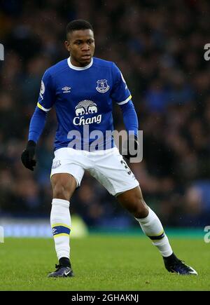 Ademola Lookman d'Everton pour ses débuts lors du match de la première ligue anglaise au stade Goodison Park, Liverpool Date de la photo : 15 janvier 2017. Photo Simon Bellis/Sportimage via PA Images Banque D'Images