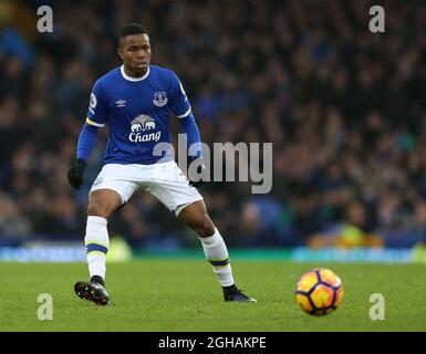 Ademola Lookman d'Everton en action lors du match de la première ligue anglaise au stade Goodison Park, Liverpool Date de la photo : 15 janvier 2017. Photo Simon Bellis/Sportimage via PA Images Banque D'Images