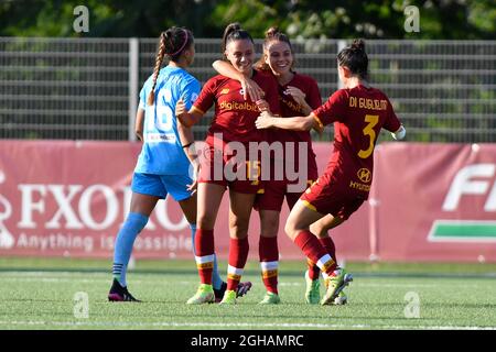 Trigoria, Italie. 04e septembre 2021. Serturini pendant la série Un match entre AS ROMA et ASD NAPOLI FEMMINILE au stadio Agostino Di Bartolomei Trigoria le 4 septembre 2021 à Trigoria, Italie. (Photo de Domenico Cippitelli/Pacific Press/Sipa USA) crédit: SIPA USA/Alay Live News Banque D'Images