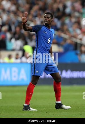 Paul Pogba en France en action lors du match amical au Stade de France, Paris Date de la photo 13 juin 2017. Le crédit photo doit être lu : David Klein/Sportimage via PA Images Banque D'Images