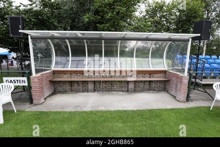 Le banc Everton pendant le match d'avant-saison au Sportpark de Stockakker, Enschede. Photo date 19 juillet 2017. Le crédit photo doit être lu : David Klein/Sportimage via PA Images Banque D'Images