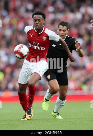 Joe Willock d'Arsenal en action lors du match d'avant-saison au stade Emirates, Londres. Photo le 30 juillet 2017. Le crédit photo doit être lu : David Klein/Sportimage via PA Images Banque D'Images