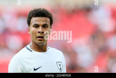 Le DELE Alli de Tottenham est en action pendant le match d'avant-saison au stade Wembley, Londres. Photo le 5 août 2017. Le crédit photo doit être lu : David Klein/Sportimage via PA Images Banque D'Images