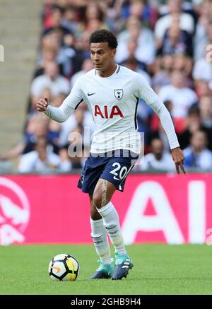 Le DELE Alli de Tottenham est en action pendant le match d'avant-saison au stade Wembley, Londres. Photo le 5 août 2017. Le crédit photo doit être lu : David Klein/Sportimage via PA Images Banque D'Images