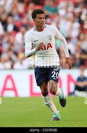 Le DELE Alli de Tottenham est en action pendant le match d'avant-saison au stade Wembley, Londres. Photo le 5 août 2017. Le crédit photo doit être lu : David Klein/Sportimage via PA Images Banque D'Images