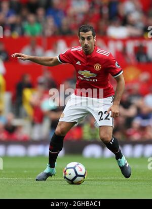 Henrikh Mkhitaryan de Manchester United en action lors du premier match de ligue au stade Old Trafford, Manchester. Photo date 13 août 2017. Le crédit photo doit être lu : David Klein/Sportimage via PA Images Banque D'Images