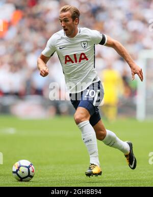 Harry Kane de Tottenham en action lors du premier match de ligue au stade Wembley, Londres. Photo date 20 août 2017. Le crédit photo doit être lu : David Klein/Sportimage via PA Images Banque D'Images