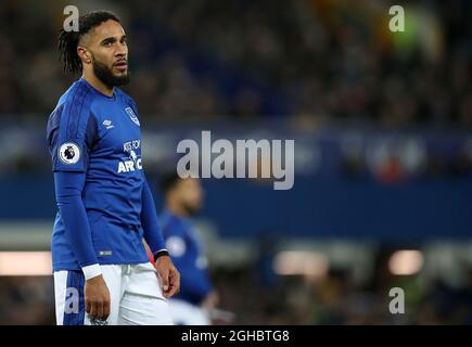 Ashley Williams d'Everton pendant le match de la première ligue anglaise à Goodison Park, Liverpool. Date de la photo : 1er janvier 2018. Le crédit photo devrait se lire comme suit : Lynne Cameron/Sportimage via PA Images Banque D'Images