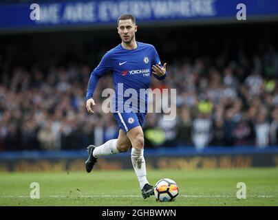 Eden Hazard de Chelsea en action pendant le match de la FA Cup à Stamford Bridge, Londres. Photo le 28 janvier 2018. Le crédit photo doit être lu : David Klein/Sportimage via PA Images Banque D'Images